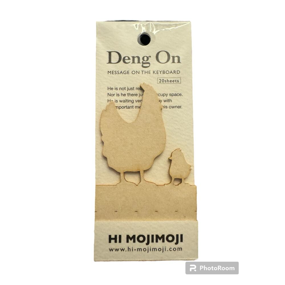 Chicken Stationary Discontinued Japanese Hi Mojimoji Deng On Keyboard Memo Notes